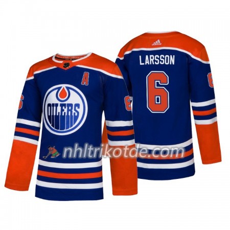 Edmonton Oilers Trikot Adam Larsson 6 Adidas Alternate 2018-19 Authentic - Herren